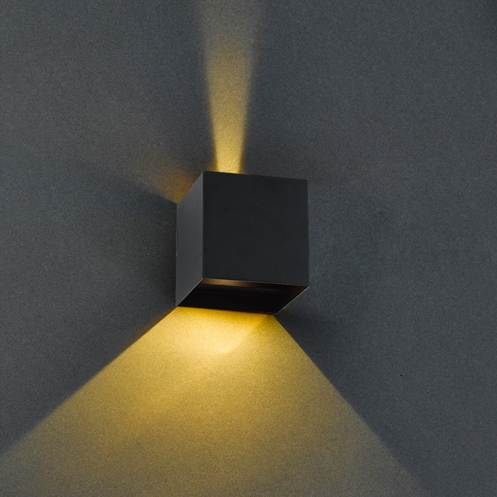 LED 빔사각 벽등 5W 블랙/화이트